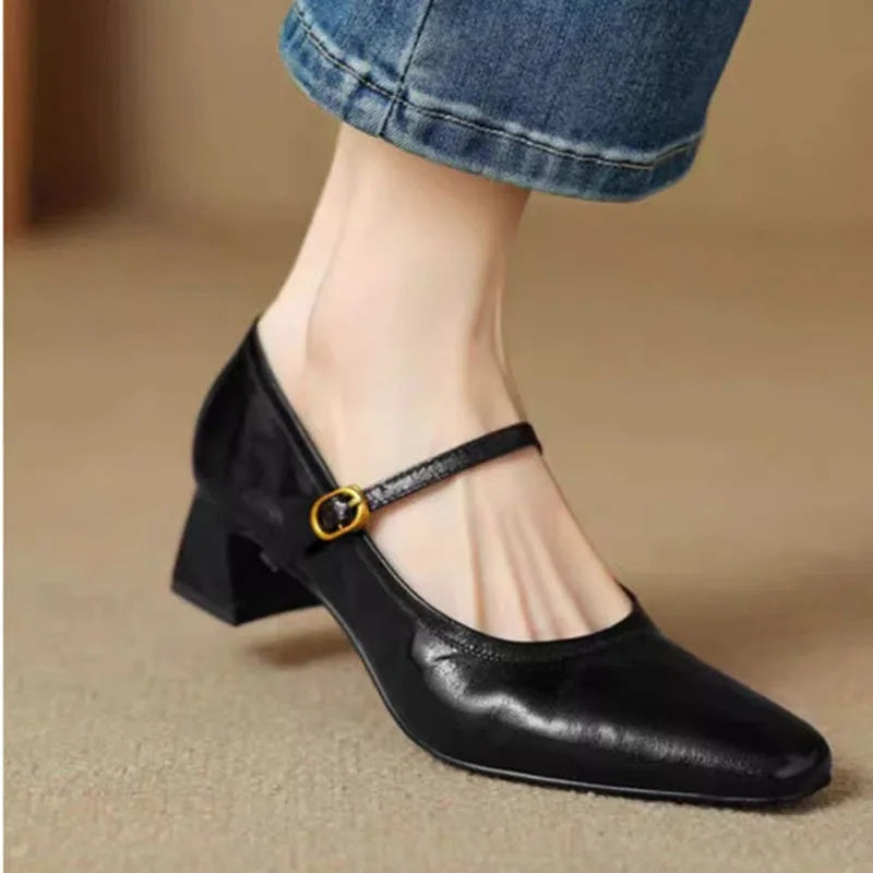 Bella Genuine Leather Heels