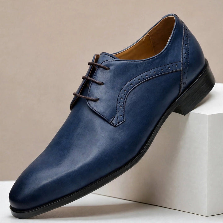 Naveen Cowhide Leather Oxfords — photo 6