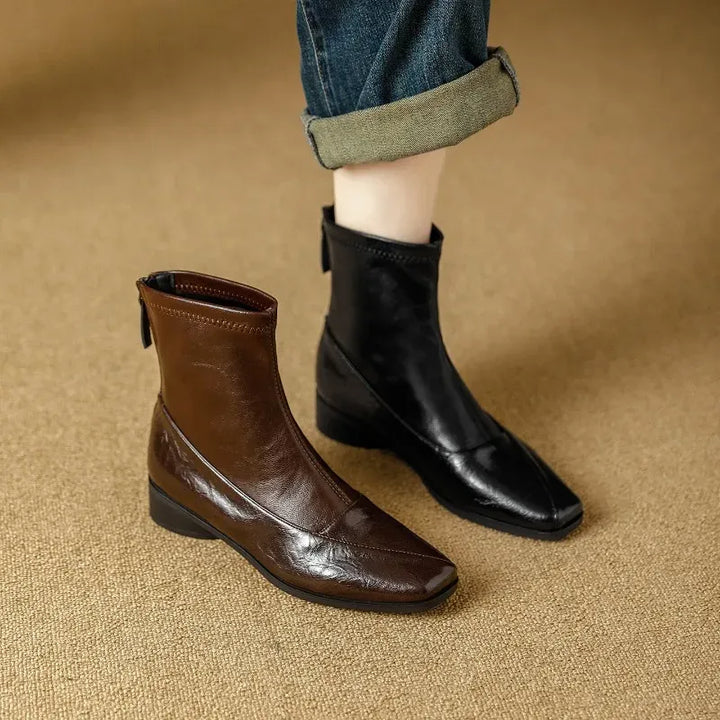 Natalie Leather Ankle Boots — photo 6