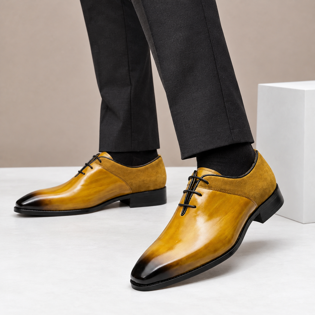 Ronan Cowhide Leather Oxfords — photo 8
