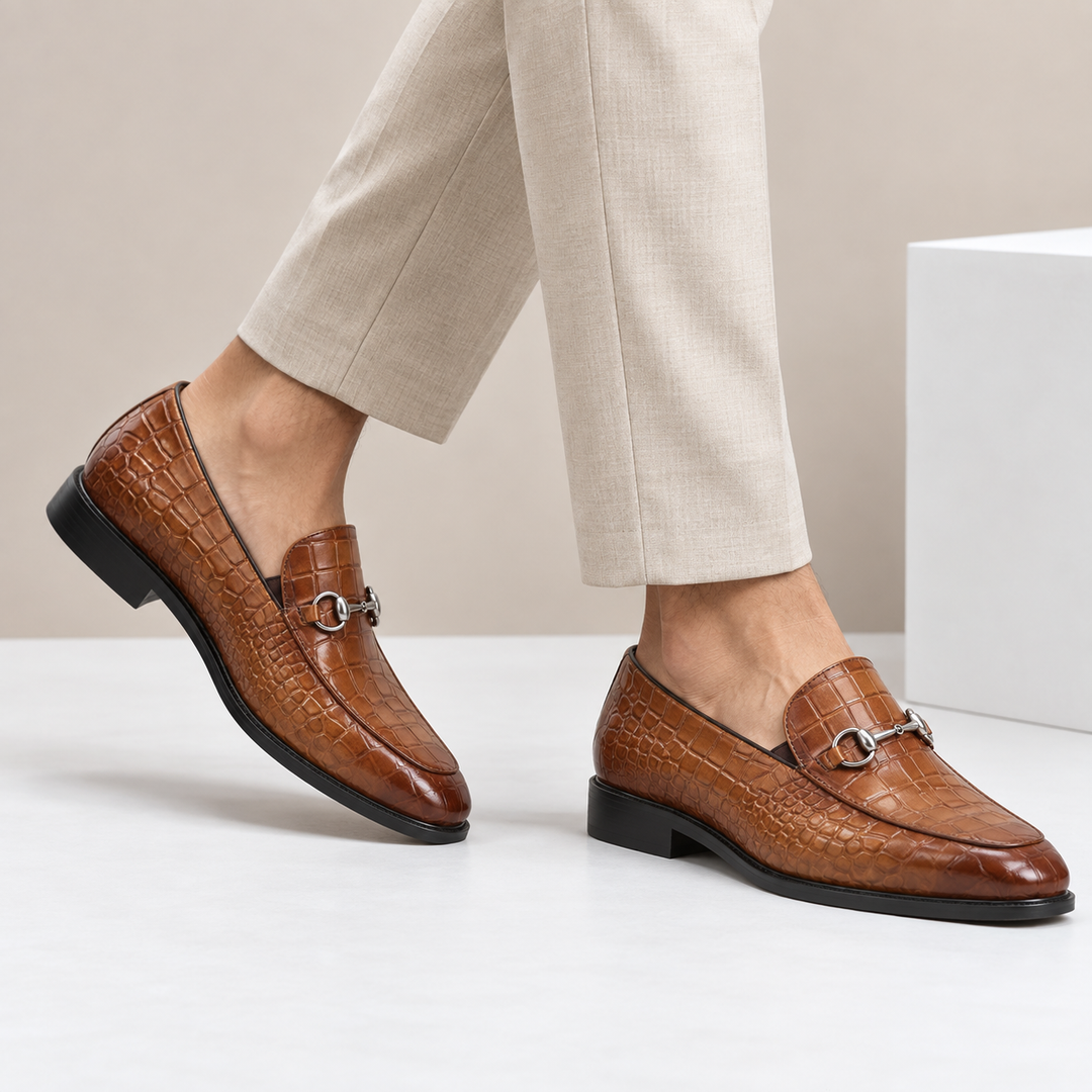Beckett Cowhide Leather Loafers — photo 8