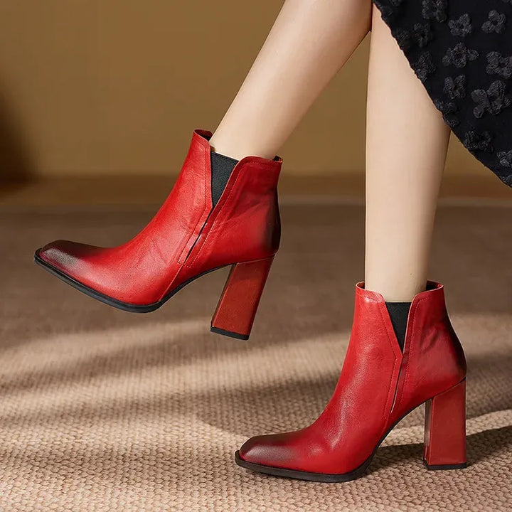 Petra Natural Leather Boots — photo 14