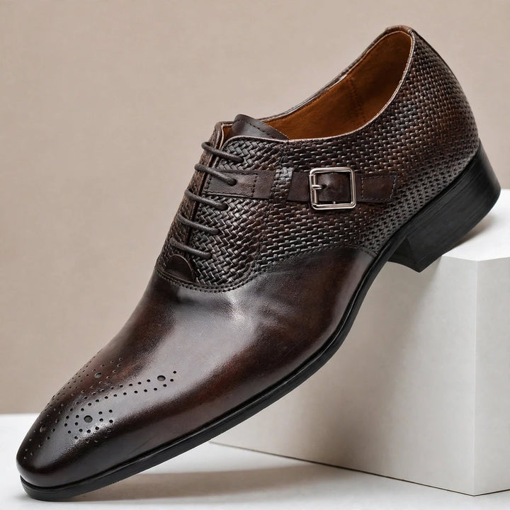 Vernon Cowhide Leather Shoes — photo 1