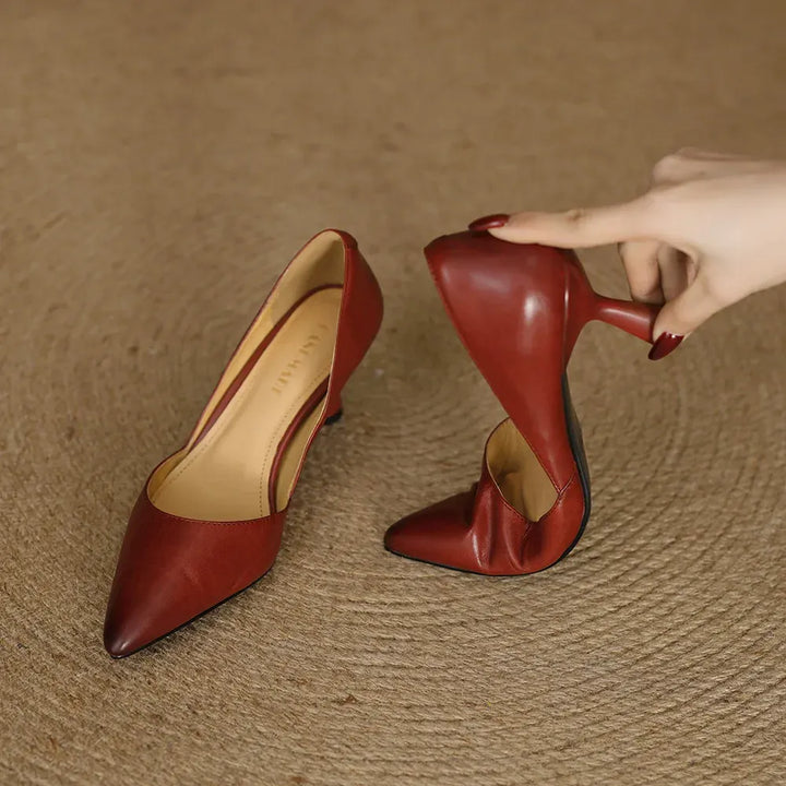 Marina Genuine Leather Pumps — photo 2