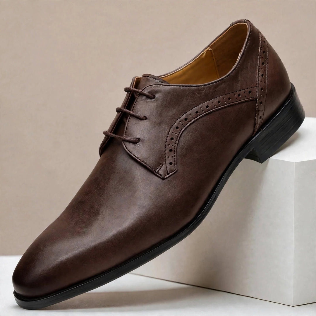Naveen Cowhide Leather Oxfords — photo 9