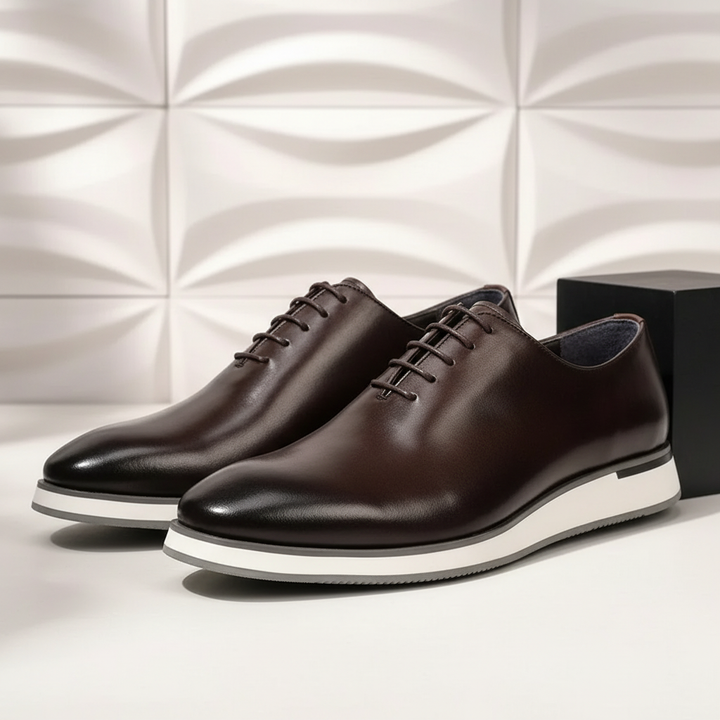 Soren Cowhide Leather Shoes — photo 9