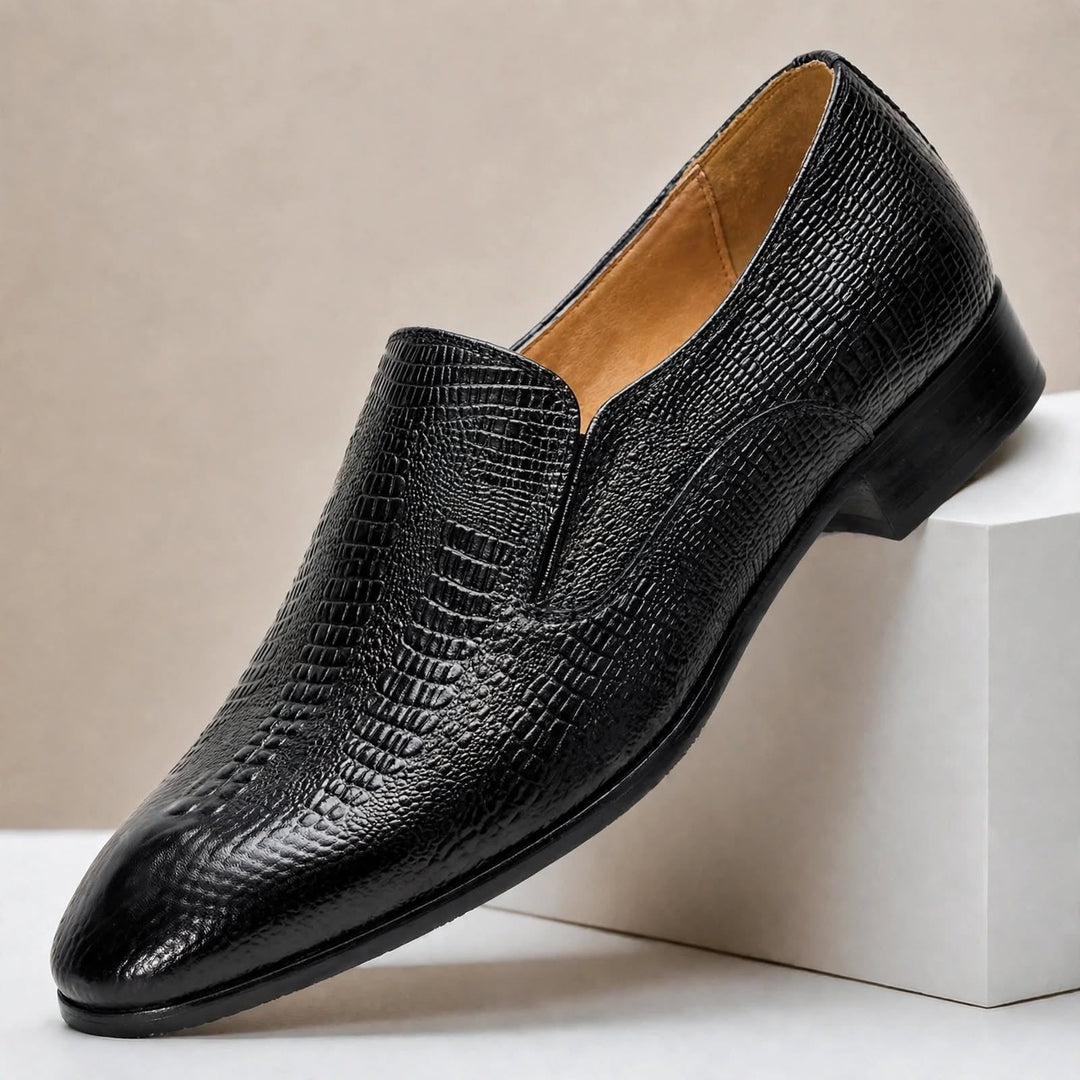 Dorian Cowhide Leather Loafers — photo 3