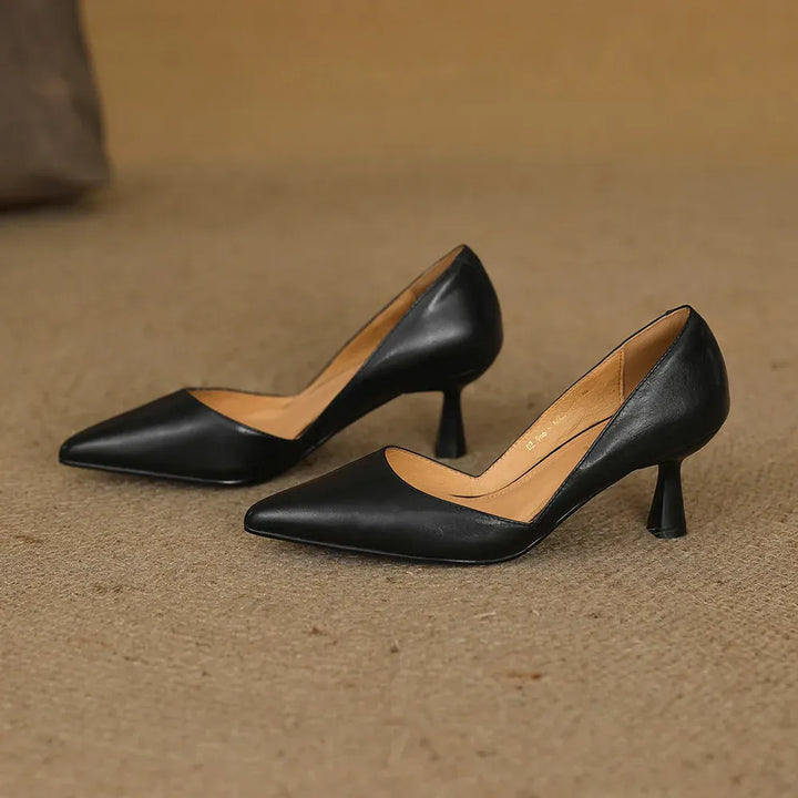 Marina Genuine Leather Pumps — photo 7