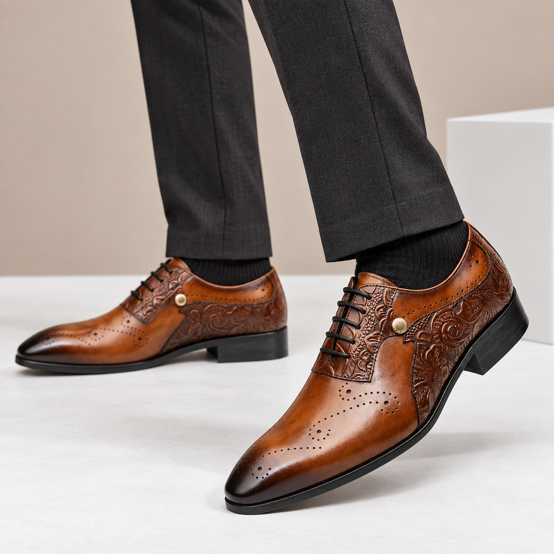 Quentin Cowhide Leather Shoes — photo 6