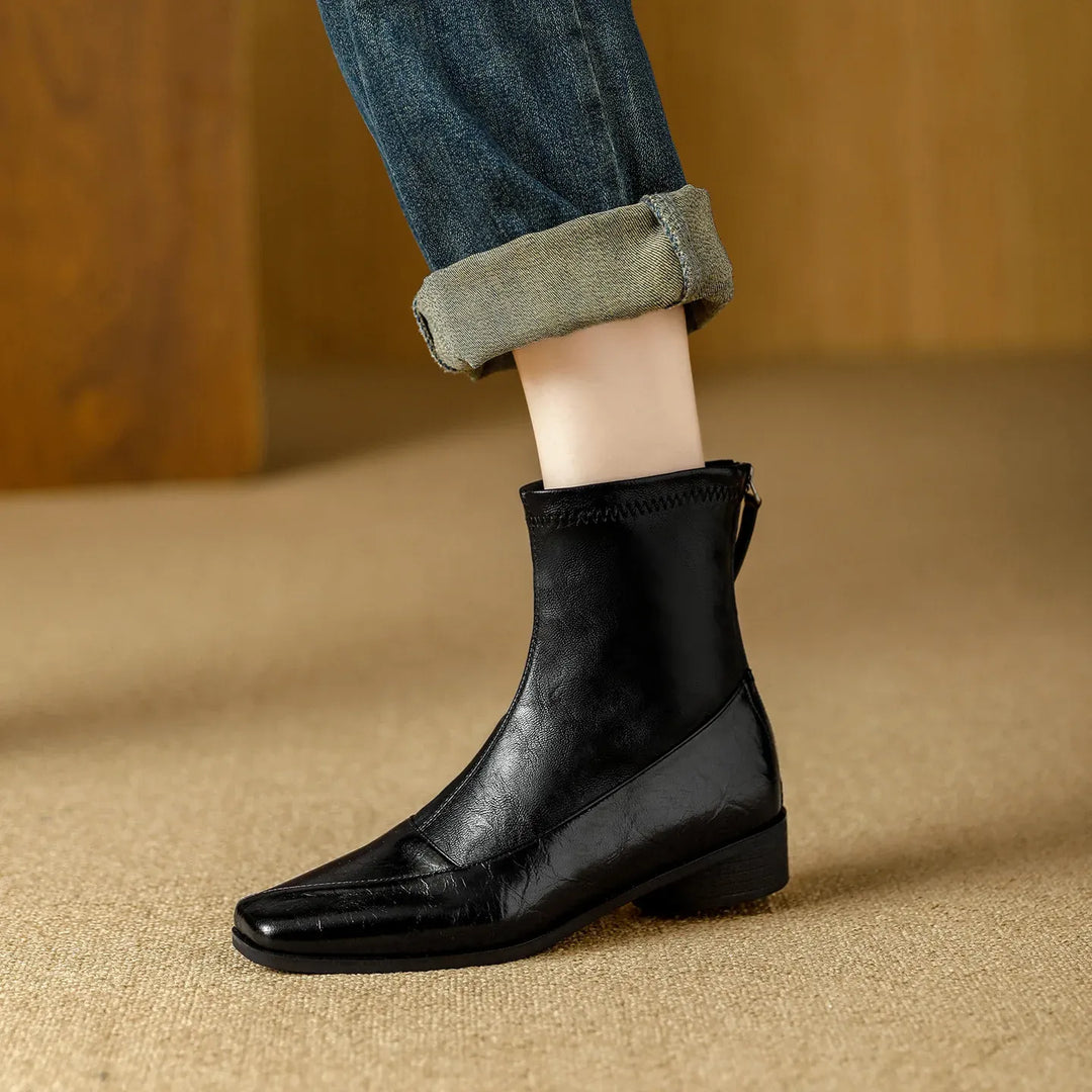 Natalie Leather Ankle Boots — photo 7