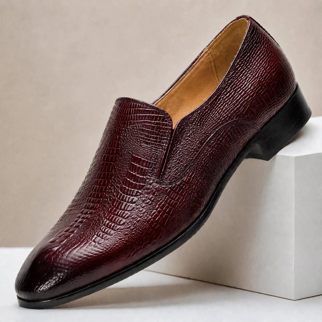 Dorian Cowhide Leather Loafers — photo 9