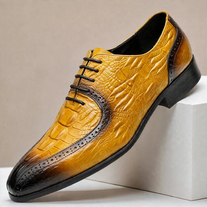 Gideon Cowhide Leather Oxfords — photo 6