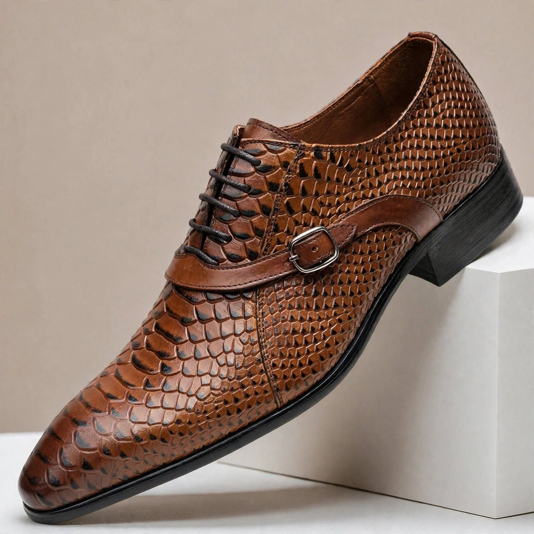 Thaddeus Cowhide Leather Shoes — photo 2
