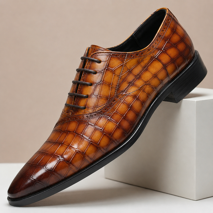 Tobias Cowhide Leather Shoes — photo 1