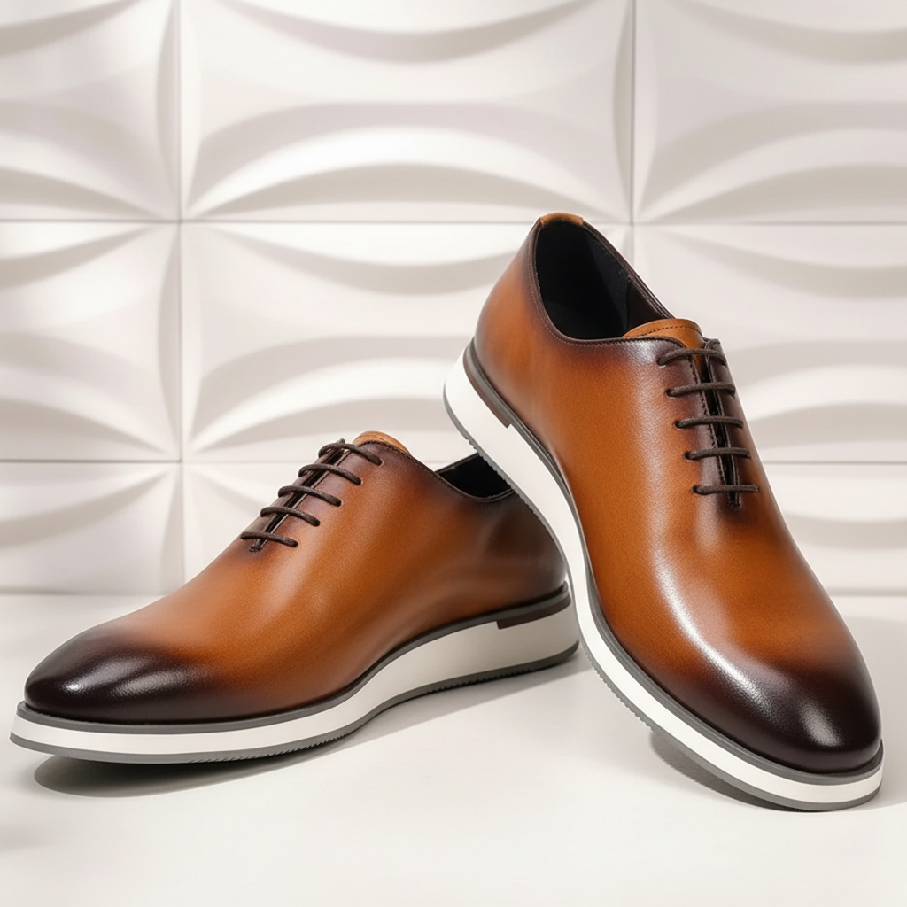 Soren Cowhide Leather Shoes — photo 3