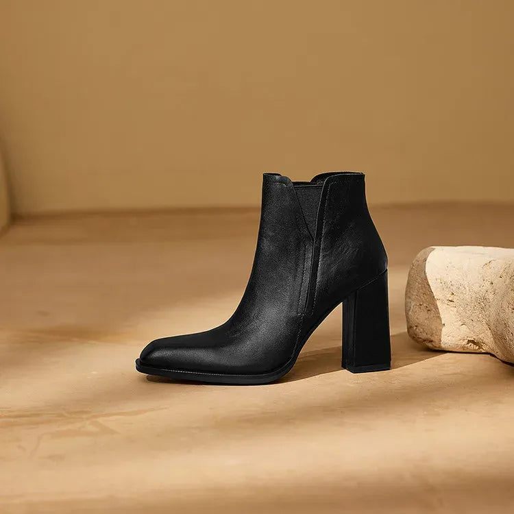 Petra Natural Leather Boots — photo 10