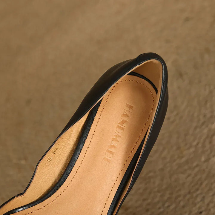 Marina Genuine Leather Pumps — photo 10
