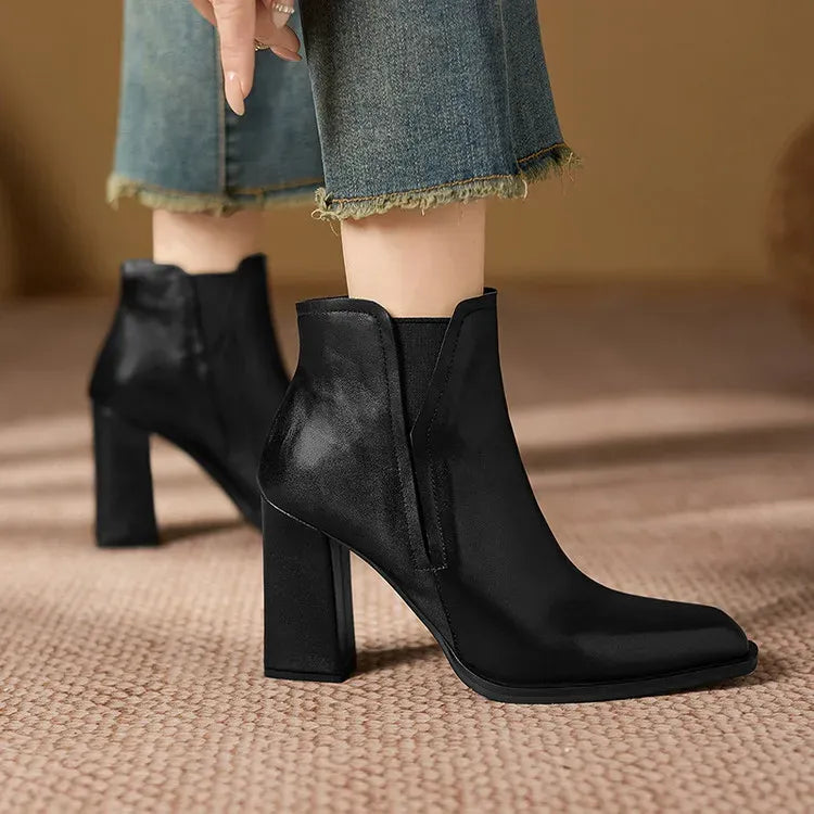 Petra Natural Leather Boots — photo 20