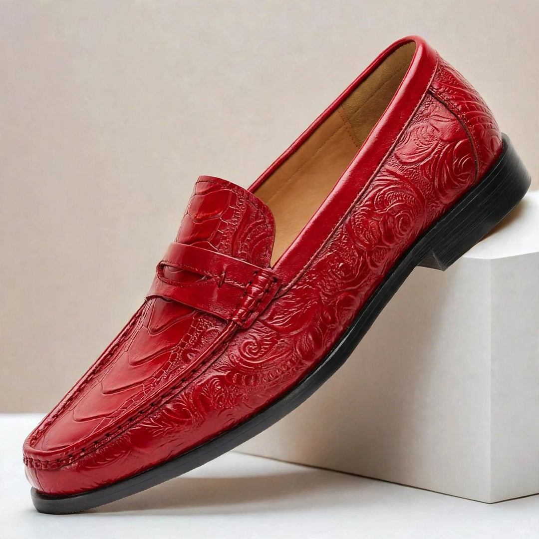 Kieran Cowhide Leather Loafers — photo 9