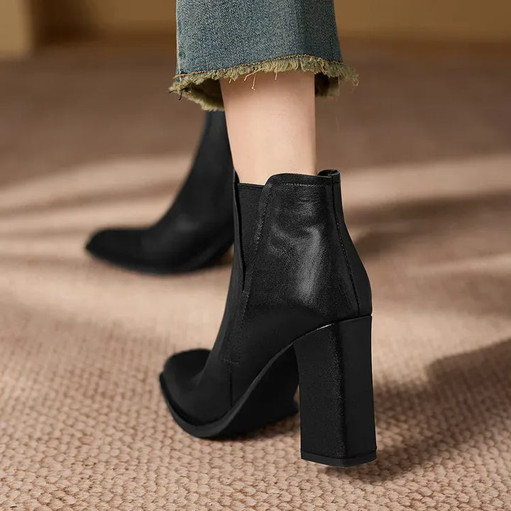 Petra Natural Leather Boots — photo 19
