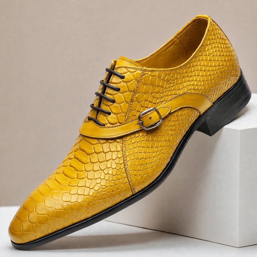Thaddeus Cowhide Leather Shoes — photo 4
