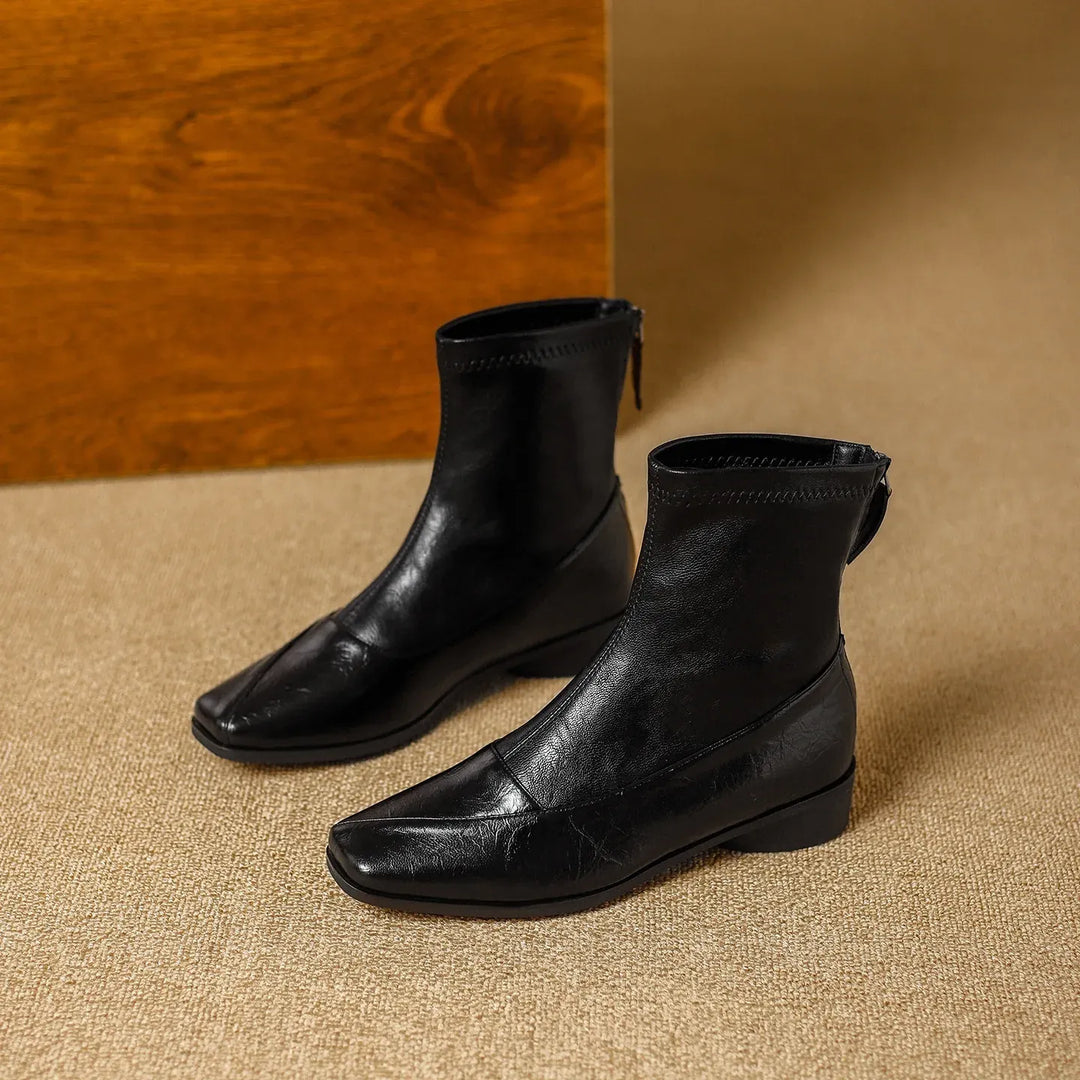 Natalie Leather Ankle Boots — photo 8