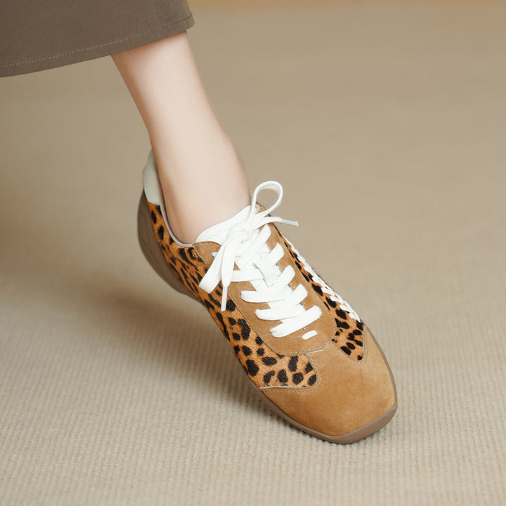 Lea Genuine Suede Sneakers