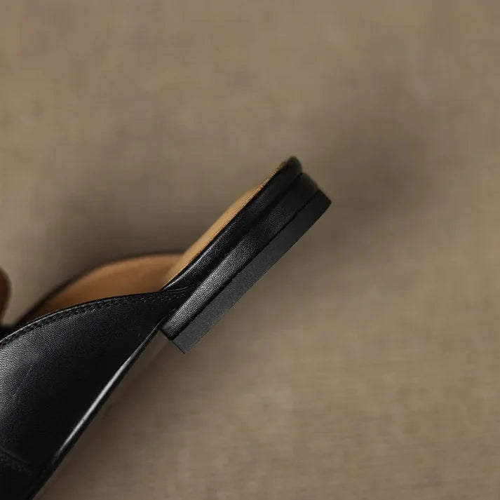 Aurora Genuine Leather Mules