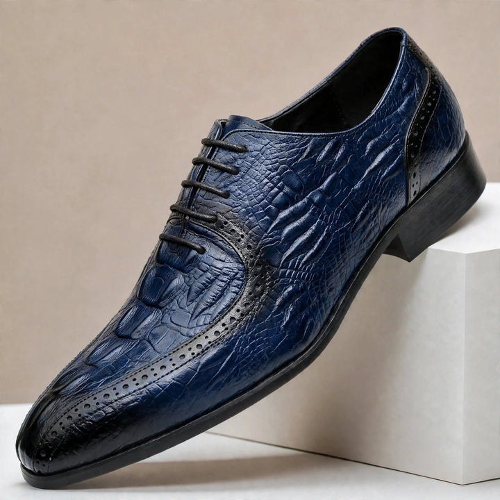 Gideon Cowhide Leather Oxfords — photo 9