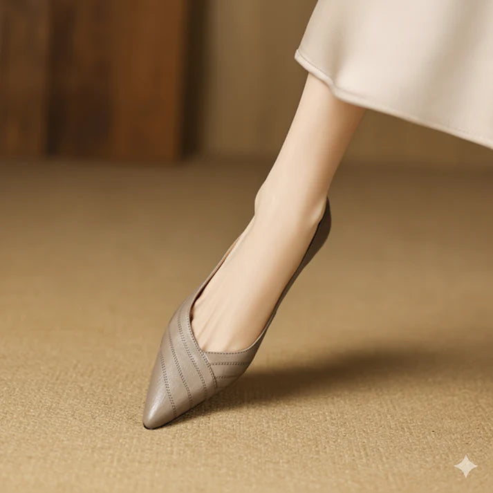 Vela Genuine Leather Heels