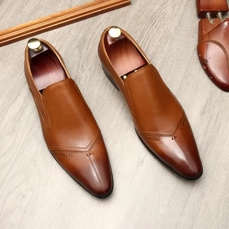 Zion Genuine Leather Loafers
