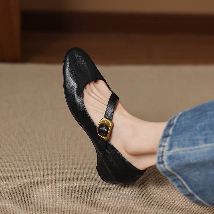 Givry Genuine Leather Heels