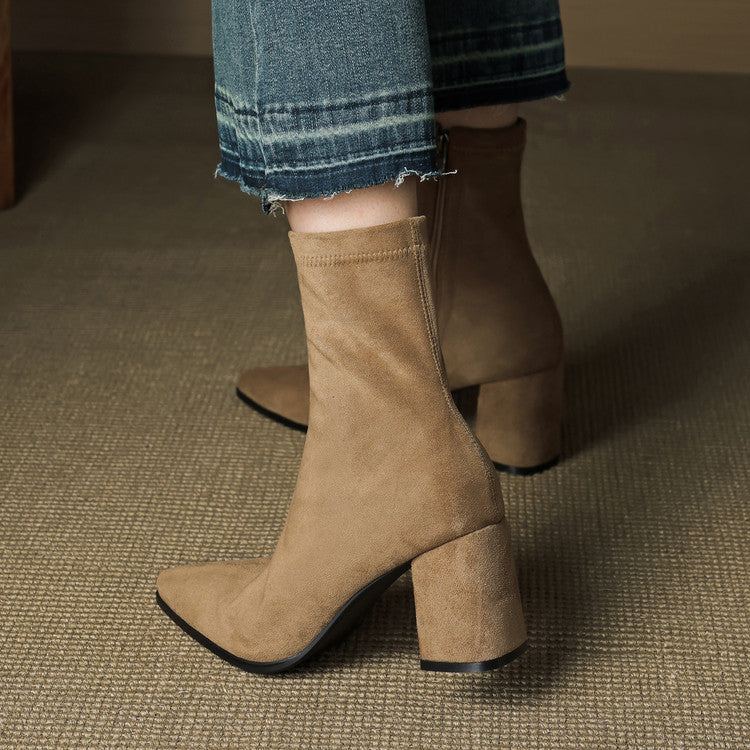 Riva Genuine Suede Boots