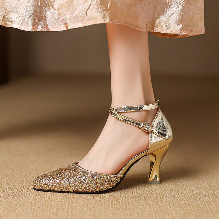Milan Leather Heels