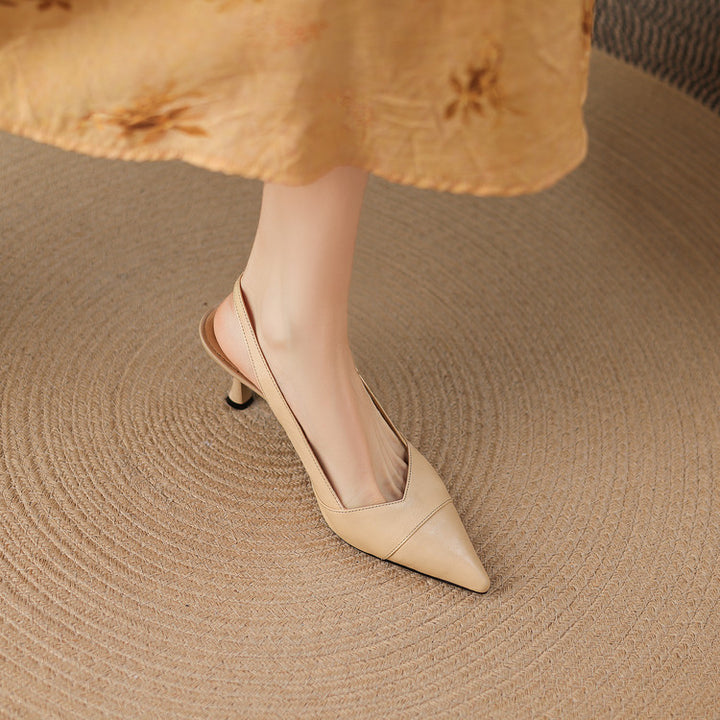 Myla Genuine Leather Heels