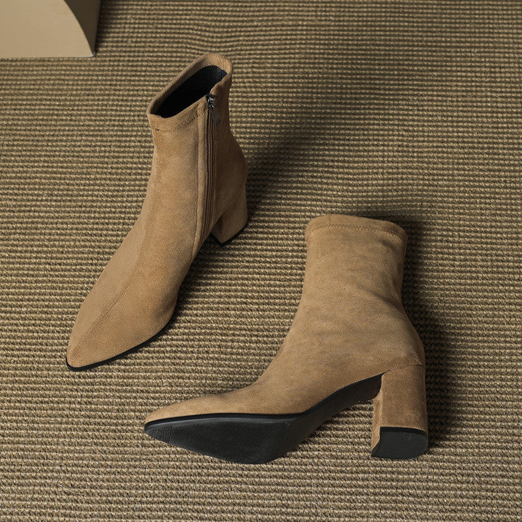 Riva Genuine Suede Boots
