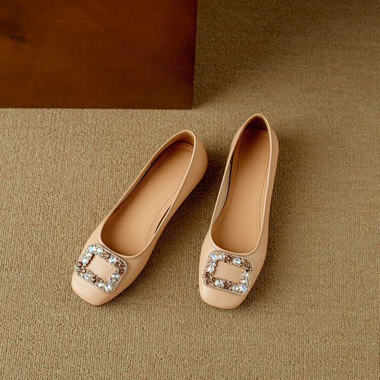 Adela Genuine Leather Flats