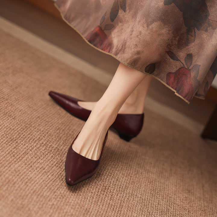 Brisa Genuine Leather Pumps