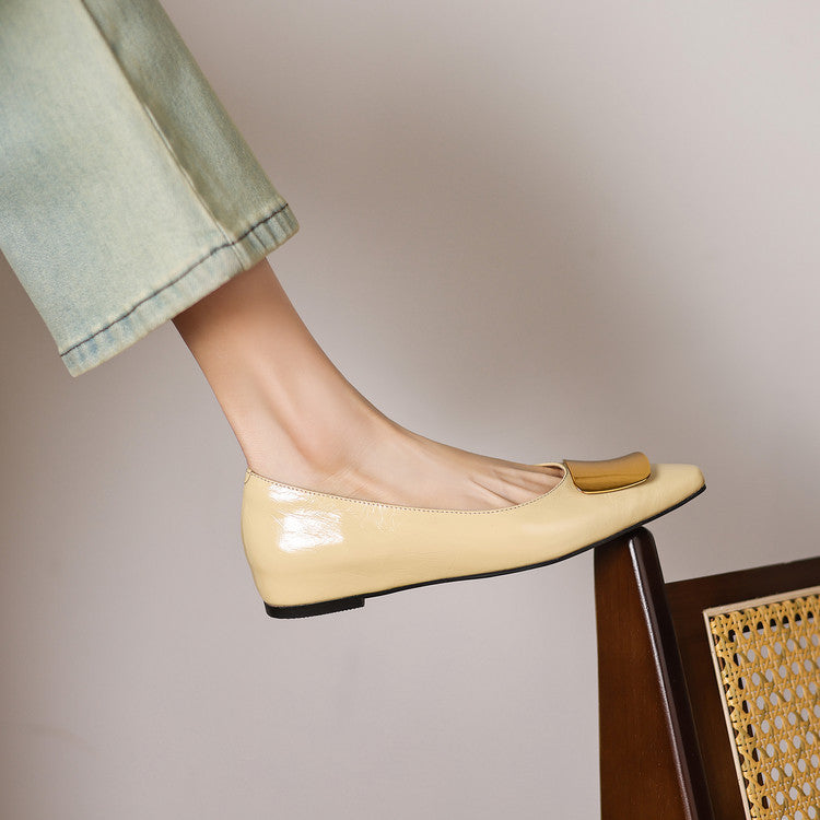 Lorea Genuine Leather Flats