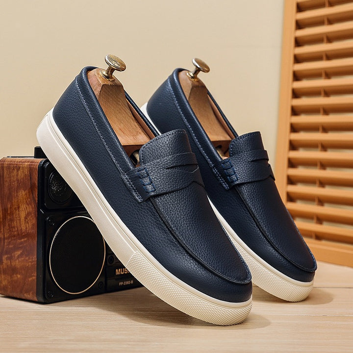 Valdo Leather Penny Loafers