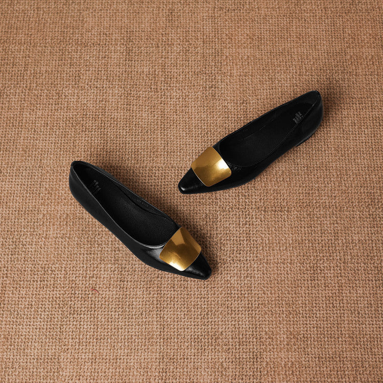 Lorea Genuine Leather Flats