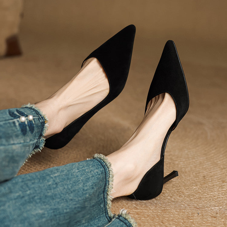 Avella Genuine Leather Heels