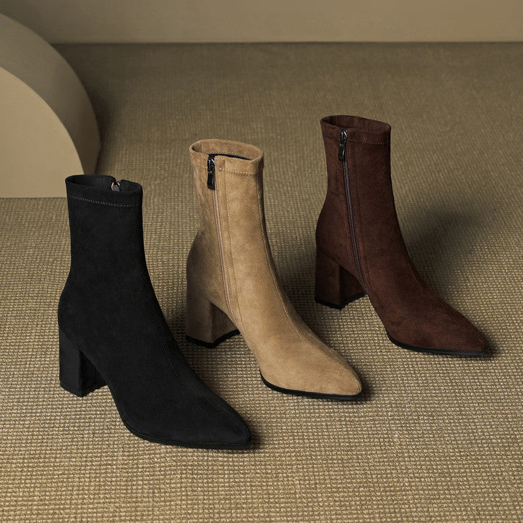 Riva Genuine Suede Boots