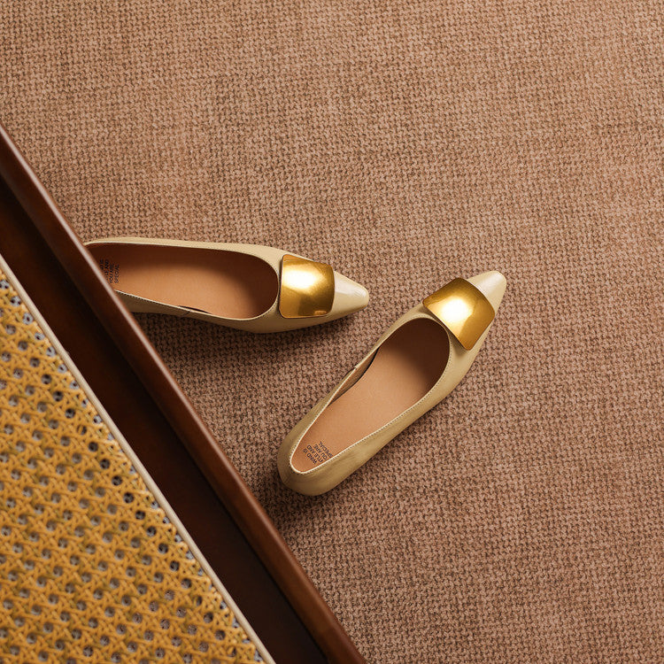 Lorea Genuine Leather Flats