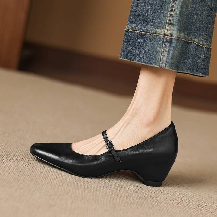 Ryla Genuine Leather Pumps