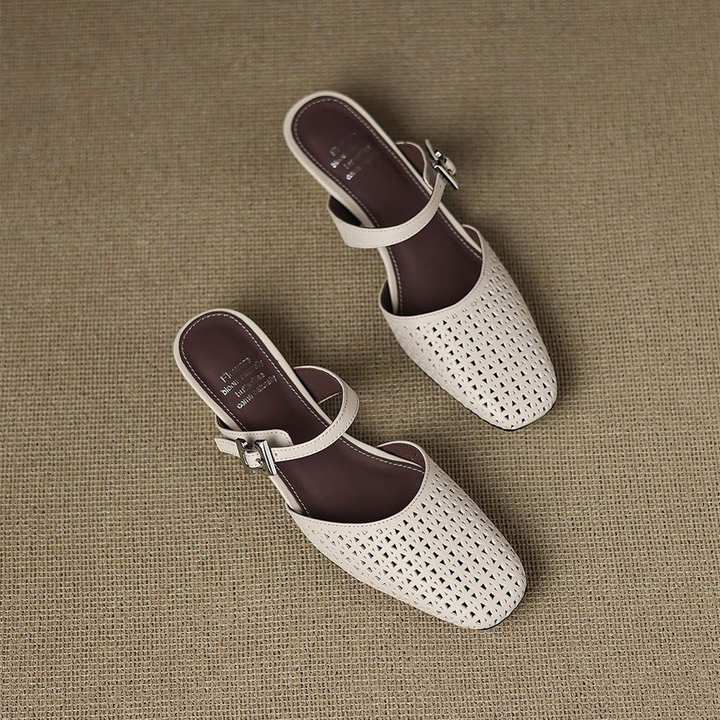 Nilda Genuine Leather Mules