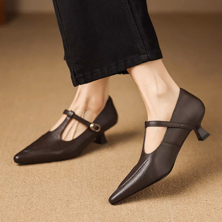 Tirea Genuine Leather Heels