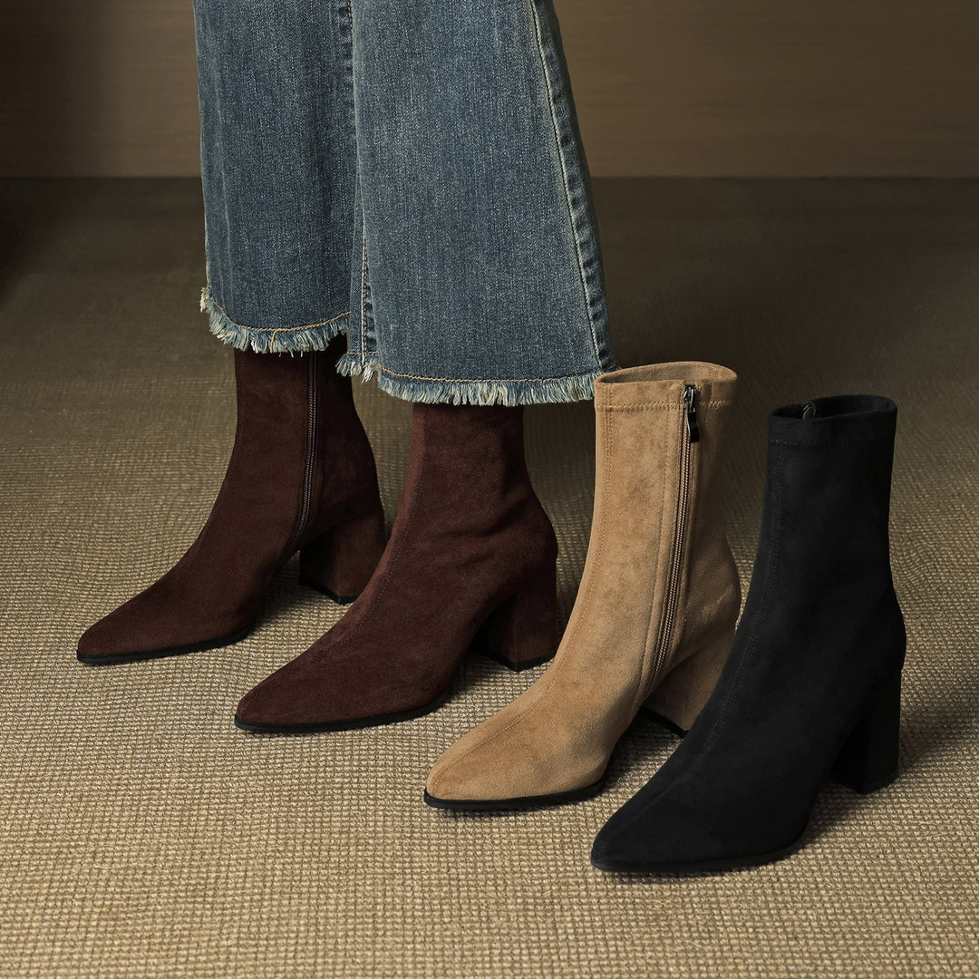 Riva Genuine Suede Boots