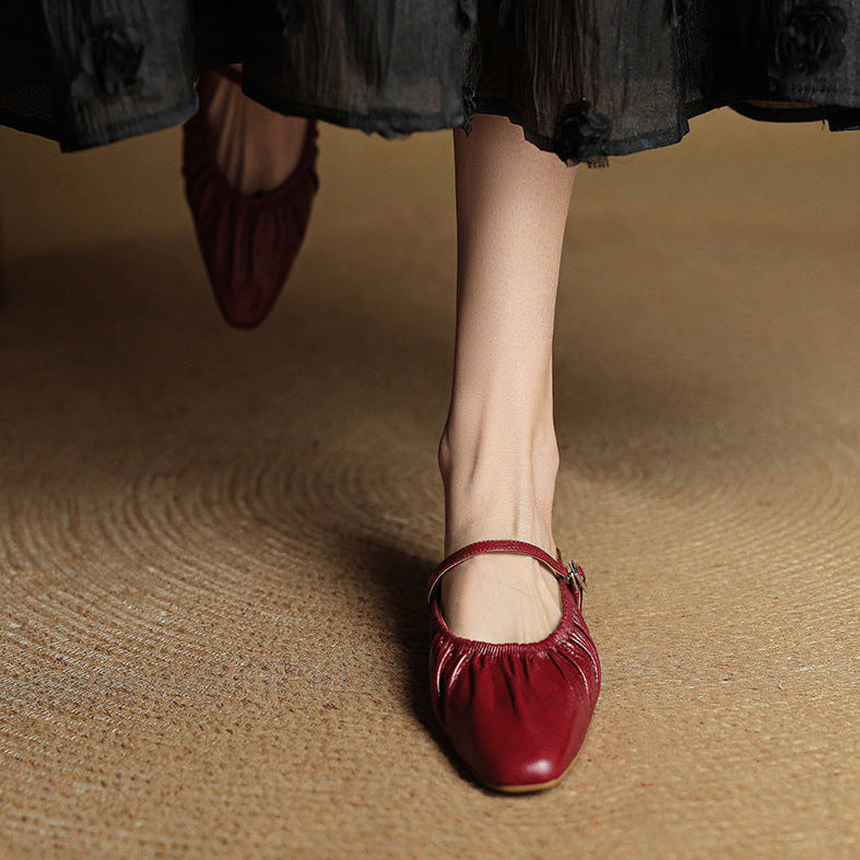 Orena Genuine Leather Mules