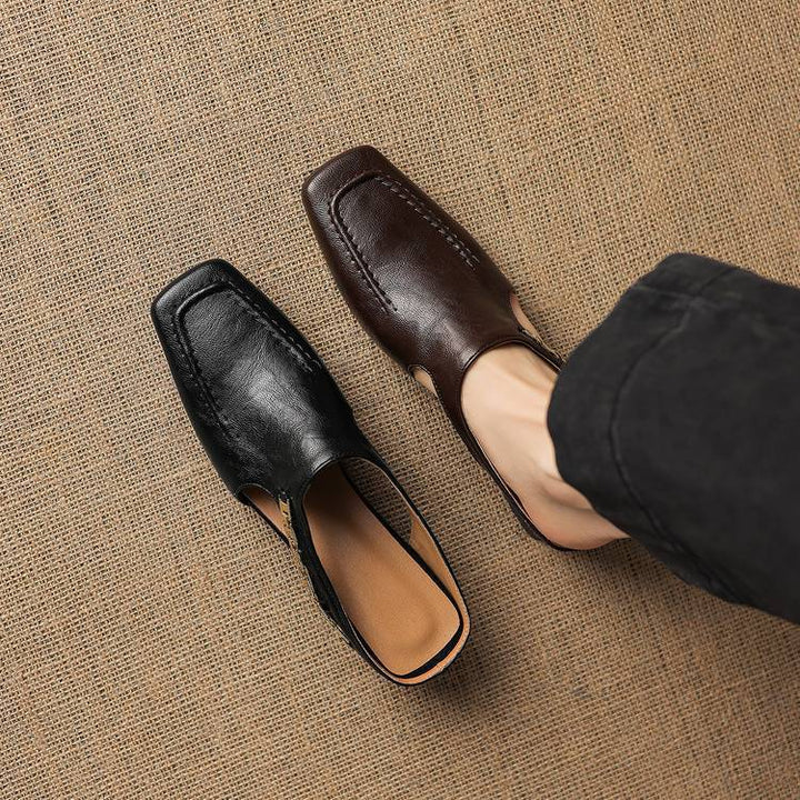 Vyla Genuine Leather Mules